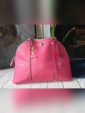Coach pink sierra With Off Brand Cherry Charm